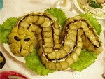 Новогодний салат "Змея"